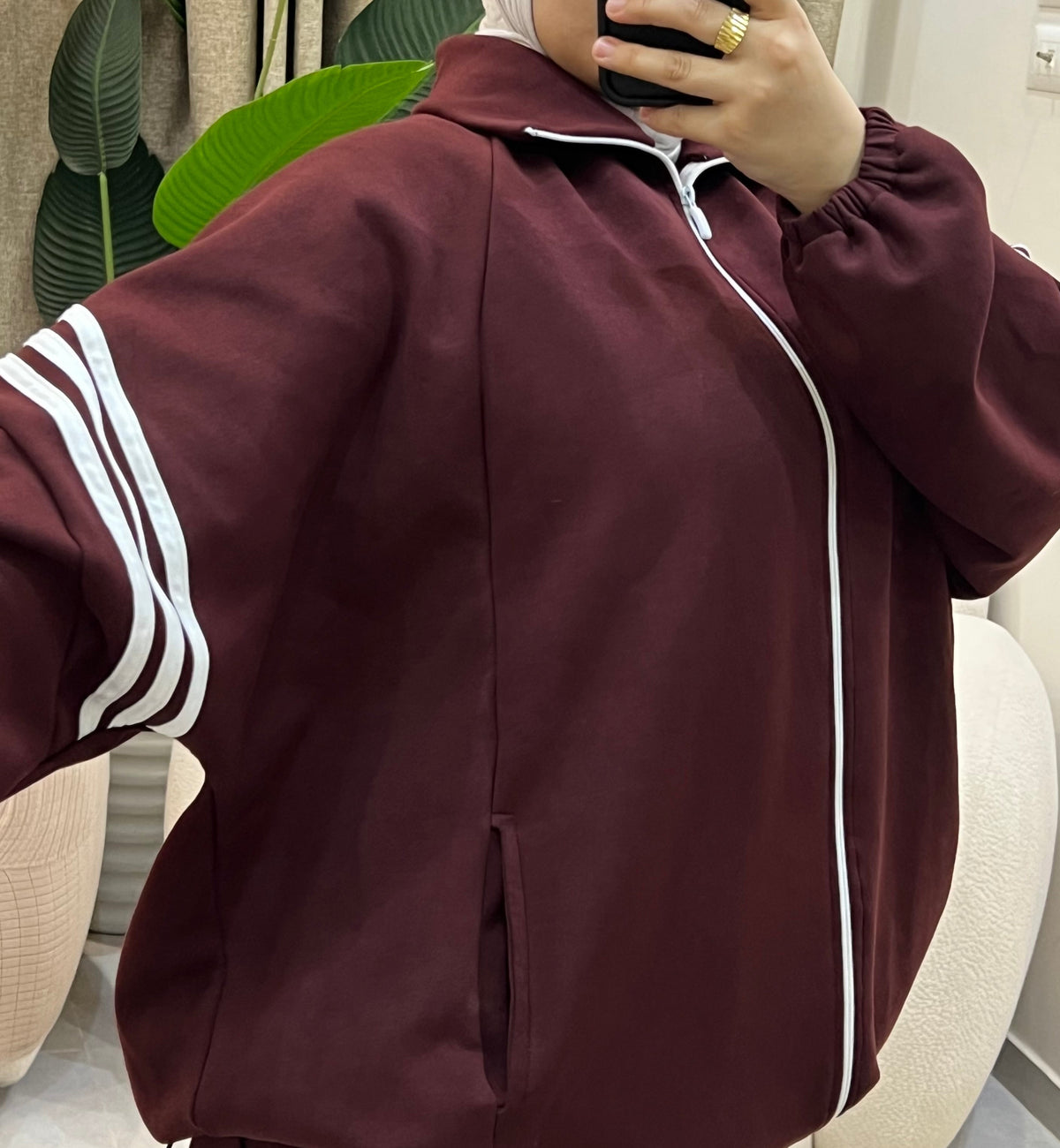 Burgundy Comfy Suit
